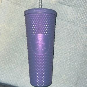 Starbucks 2021 Holiday Icy lilac Bling Studded Cold Cup Tumbler 24oz